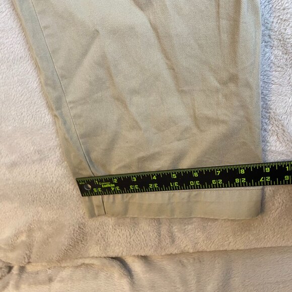 Tommy Hilfiger Mens Pants Size 44x32 Khaki Cotton Straight-Leg Classic Casual - Picture 7 of 14